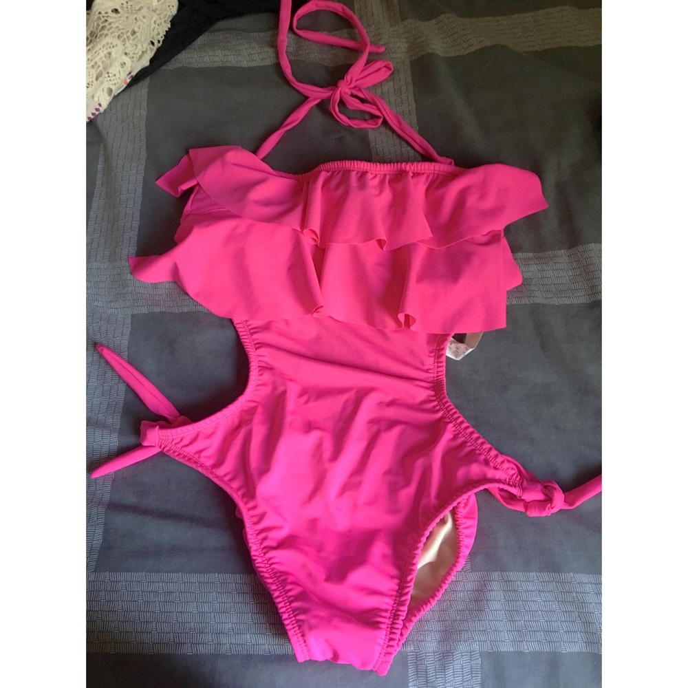 Pink monokini